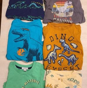 Boys Lot of Dinosaur Tees